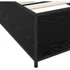 Lova Lovos rėmas Juodojo ąžuolo 80 x 200 cm Apdirbta mediena