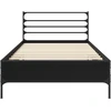 Lova Lovos rėmas Juodojo ąžuolo 80 x 200 cm Apdirbta mediena