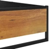 Lovos rėmas, juodos spalvos, 100x200cm, metalas