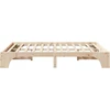 Lovos rėmas Natūrali 140 x 200 cm Kietos pušies mediena
