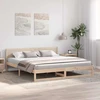 Lovos rėmas Natūrali 200 x 200 cm Kietos pušies mediena