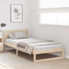 Lova Lovos rėmas Natūrali 90 x 190 cm Kietos pušies mediena