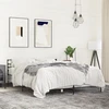 Lovos rėmas, pilkas ąžuolo, 120x200cm, apdirbta mediena/metalas