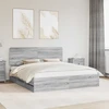 Lovos rėmas Pilkas Sonoma 200 x 200 cm Inžinerinė mediena