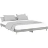 Lovos rėmas, pilkos ąžuolo spalvos, 200x200cm, apdirbta mediena