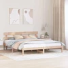 Lovos rėmas Ruda 180 x 200 cm Pušies medienos masyvas