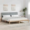 Lovos rėmas Ruda 200 x 200 cm Kietos pušies mediena