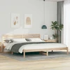 Lova Lovos rėmas Ruda 200 x 220 cm Kietos pušies mediena