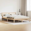 Lova Lovos rėmas Ruda 215,5 x 165,5 x 69,5 cm Kietas pušies medis