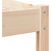 Lova Lovos rėmas Ruda 215,5 x 95,5 x 69,5 cm Kietas pušies medis