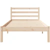Lova Lovos rėmas Ruda 215,5 x 95,5 x 69,5 cm Kietas pušies medis