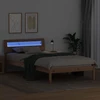 Lova Lovos rėmas Ruda 75 x 190 cm Kietos pušies mediena