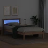 Lova Lovos rėmas Ruda 75 x 190 cm Kietos pušies mediena