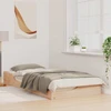 Lova Lovos rėmas Ruda 80 x 200 cm Kietos pušies mediena