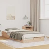 Lova Lovos rėmas Ruda 80 x 210 cm Kietos pušies mediena