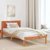 Lova Lovos rėmas Ruda 90 x 200 cm Pušies medienos masyvas