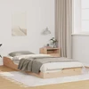 Lova Lovos rėmas Ruda 90 x 220 cm Kietos pušies mediena