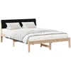 Lovos rėmas Ruda ir juoda 140 x 190 cm Pušies masyvas