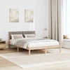 Lovos rėmas Ruda ir taupe 140 x 190 cm Pušies masyvas