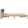 Lovos rėmas Ruda ir taupe 140 x 190 cm Pušies masyvas