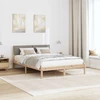 Lovos rėmas Ruda ir taupe 160 x 200 cm Pušies masyvas