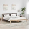 Lovos rėmas Ruda ir taupe 180 x 200 cm Pušies masyvas