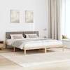 Lovos rėmas Ruda ir taupe 180 x 200 cm Pušies masyvas