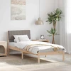 Lova Lovos rėmas Ruda ir taupe 75 x 190 cm Pušies masyvas