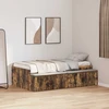 Lovos rėmas Rūkyta ąžuolas 80 x 200 cm Apdirbta mediena