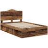 Lova Lovos rėmas Senas medis 135 x 190 cm Kietos pušies mediena