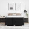 Lovos rėmas Juoda 160 x 200 cm PVC