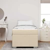Lovos rėmas su čiužiniu Kreminė 100 x 200 cm audinys