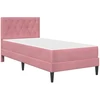 Čiužinys Lovos rėmas su čiužiniu Rožinė 90 x 200 cm Aksomas