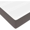 Lova Lovos rėmas su čiužiniu su čiužiniu 2 pcs Pilka PVC