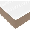 Lova Lovos rėmas su čiužiniu su čiužiniu 2 pcs Gelsvai ruda PVC