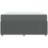 Lovos rėmas su čiužiniu Tamsiai pilka 140 x 200 cm audinys