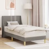 Lova Lovos rėmas Paprastas su galvūgalio Taupe 100 x 200 cm audinys