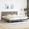 Lovos rėmas su galvūgalio Taupe 180 x 200 cm Audinys