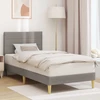 Lova Lovos rėmas su galvūgalio Taupe 90 x 190 cm Audinys