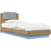 Lova Lovos Rėmas su Galvūgaliu Artisano ąžuolo Apdirbta mediena