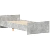 Lova Lovos Rėmas su Galvūgaliu Betono pilka 80 x 200 cm