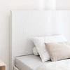 Lova Lovos rėmas su saugojimu ir nugara Balta 75 x 190 cm