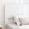 Lova Lovos rėmas su saugojimu ir nugara Balta 75 x 190 cm