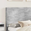 Lova Lovos rėmas su saugojimu ir nugara Betono pilka 150 x 200 cm