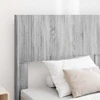 Lova Lovos rėmas su saugojimu ir nugara Pilka Sonoma 75 x 190 cm