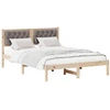 Lovos rėmas Taupe 140 x 190 cm Kietos pušies mediena