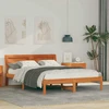 Lovos rėmas Vaško ruda 140 x 190 cm Kietos pušies mediena
