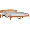 Lovos rėmas Vaško ruda 180 x 200 cm Kietos pušies mediena