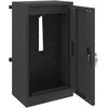 mailbox su saugykla su durimis Juoda 30 x 20 x 55 cm Plienas