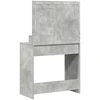 Makiažo stalas Betono pilka 78,5 x 41 x 135 cm Apdirbta mediena